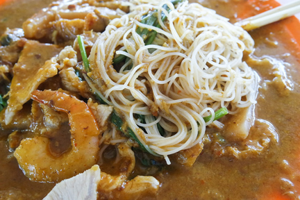 Satay bee hoon 沙爹米粉